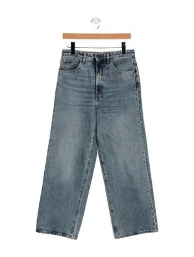 Pre-owned Totême High-rise Wide Leg Jeans In Blue