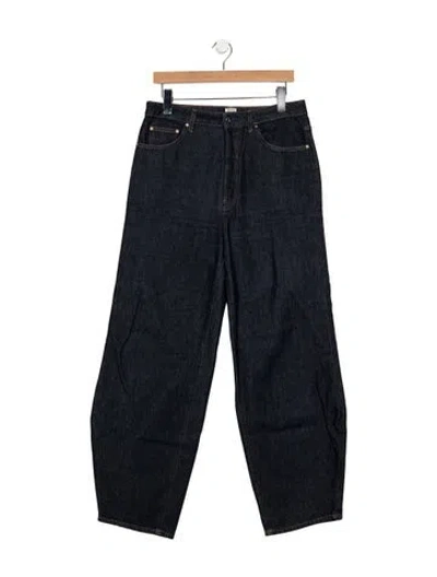 Pre-owned Totême High-rise Wide Leg Jeans In Blue