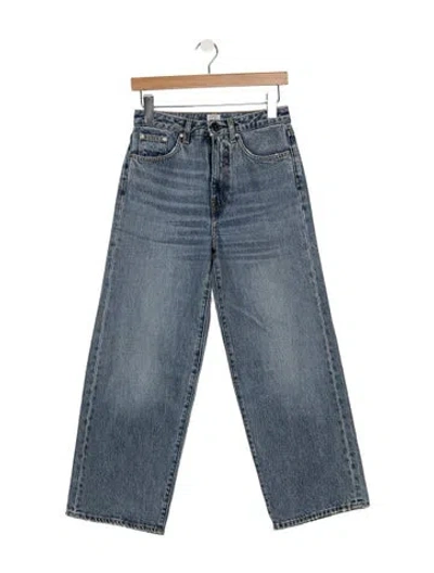 Pre-owned Totême High-rise Wide Leg Jeans In Blue