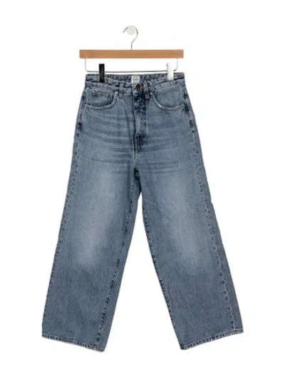 Pre-owned Totême High-rise Wide Leg Jeans In Blue