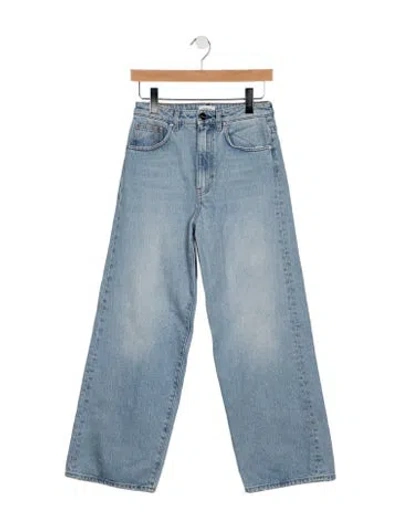 Pre-owned Totême High-rise Wide Leg Jeans In Blue