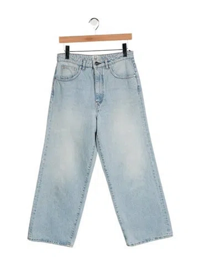 Pre-owned Totême High-rise Wide Leg Jeans In Blue