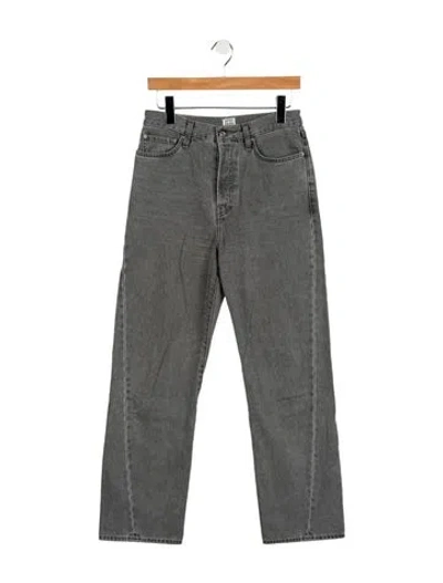Pre-owned Totême High-rise Wide Leg Jeans In Gray