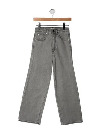 Pre-owned Totême High-rise Wide Leg Jeans In Grey
