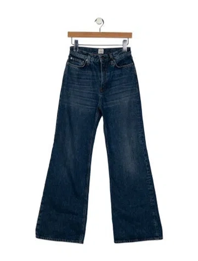Pre-owned Totême High-rise Wide Leg Jeans W/ Tags In Blue