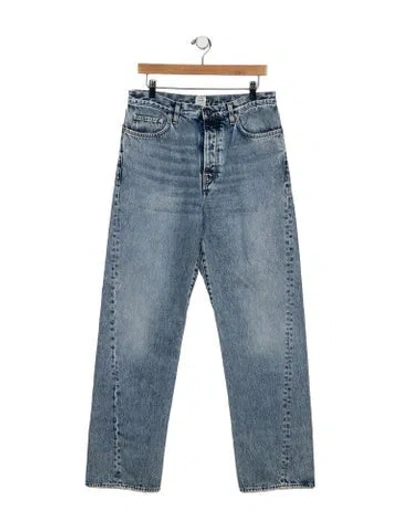 Pre-owned Totême High-rise Wide Leg Jeans W/ Tags In Blue