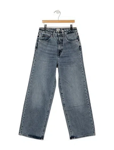 Pre-owned Totême High-rise Wide Leg Jeans W/ Tags In Blue