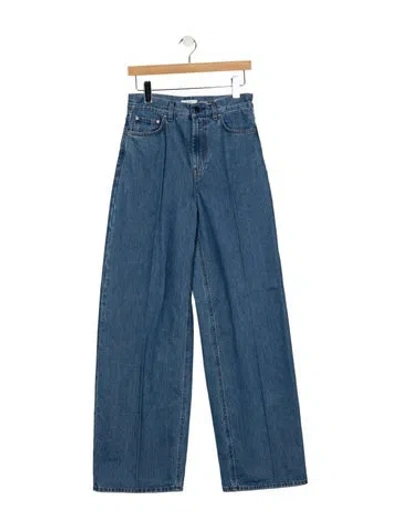 Pre-owned Totême High-rise Wide Leg Jeans W/ Tags In Blue