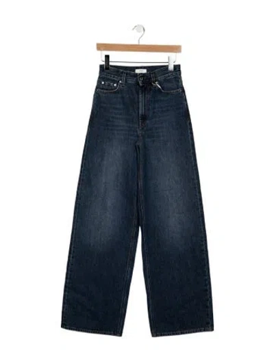 Pre-owned Totême High-rise Wide Leg Jeans W/ Tags In Blue