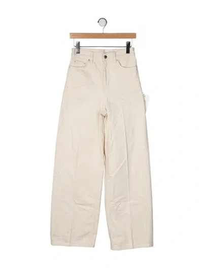 Pre-owned Totême High-rise Wide Leg Jeans W/ Tags In Neutral