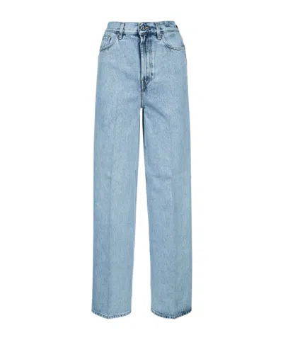 Totême High-rise Wide-leg Jeans In Blue