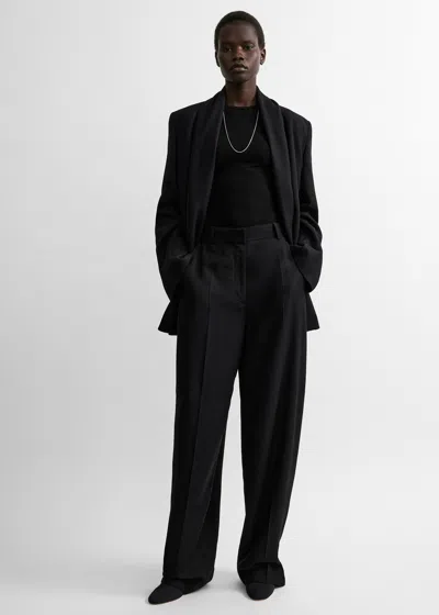 Totême High-waist Trousers Black