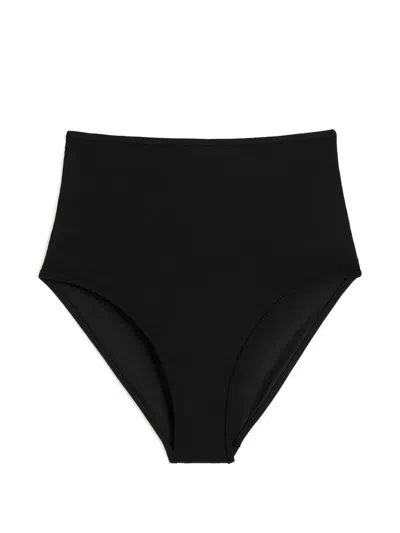 Totême High-waisted Bikini Bottoms In Black