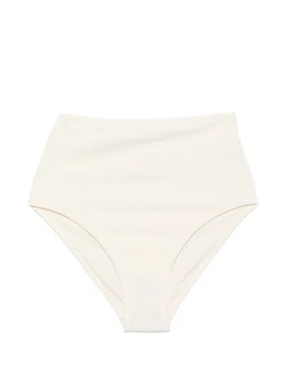 Totême High-waisted Bikini Bottoms In White