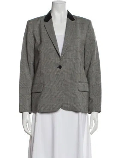 Pre-owned Totême Imola Blazer Virgin Wool Blazer In Gray