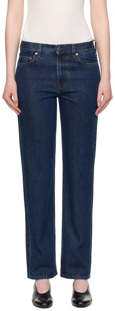 Totême Indigo Low Straight Jeans