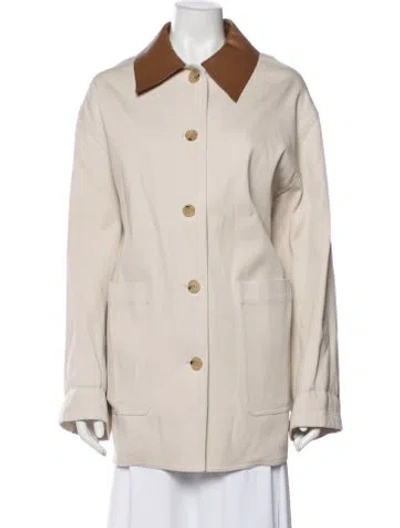 Pre-owned Totême Jacket In Brown