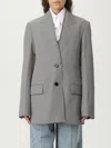 Totême Jacket Toteme Woman Color Grey In Gray