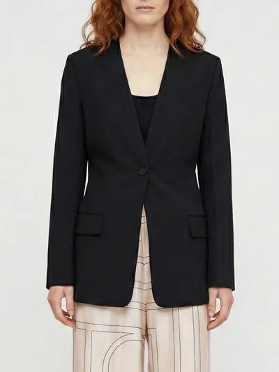 TOTÊME TOTEME SINGLE-BREASTED WOOL BLEND BLAZER,H97748002