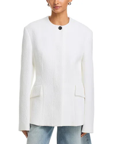 Totême Jacquard Jacket In White