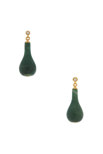Totême Jade Drop Earrings In Orange