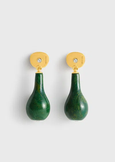 Totême Jade Drops Dark Green/gold