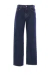 Totême Low Straight Denim Jeans In Blue