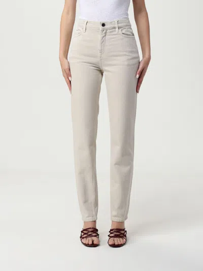 Totême Jeans Toteme Damen Farbe Grau In White