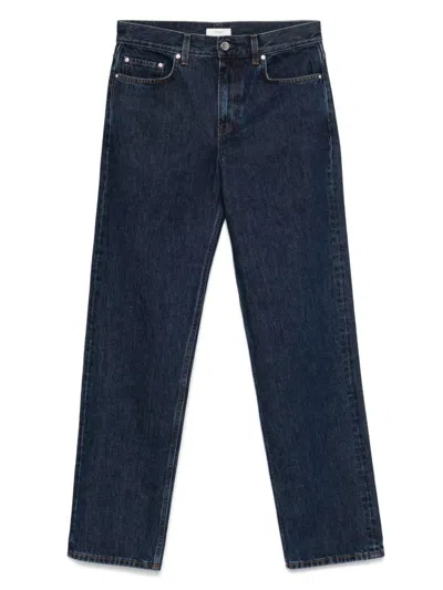 TOTÊME TOTEME JEANS WITH LOGO APPLICATION