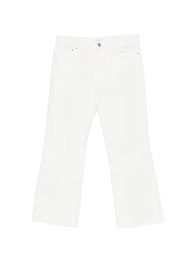 Totême Kick Belt-loops Jeans In White
