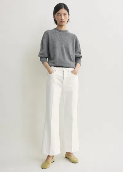 Totême Kick Flare Denim Off-white