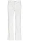 Totême Toteme Kick Flared-leg Denim Jeans In White
