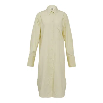 Totême Kimono Sleeve Shirtdress In Green