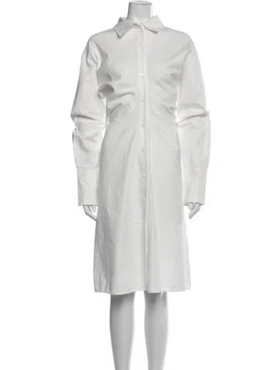 Pre-owned Totême Knee-length Dress In White