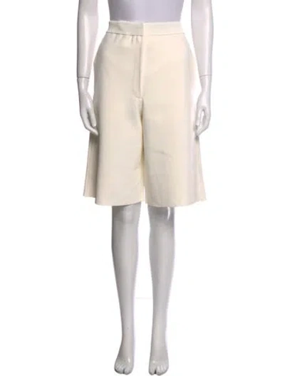 Pre-owned Totême Knee-length Shorts W/ Tags In White