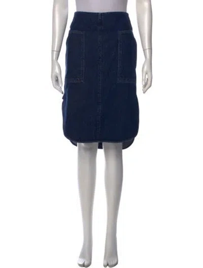 Pre-owned Totême Knee-length Skirt In Blue