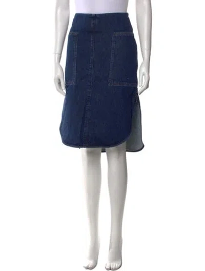 Pre-owned Totême Knee-length Skirt In Blue