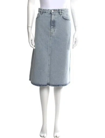 Pre-owned Totême Knee-length Skirt In Blue