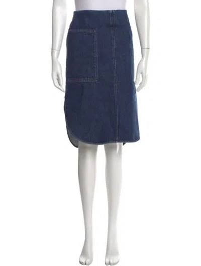 Pre-owned Totême Knee-length Skirt In Blue
