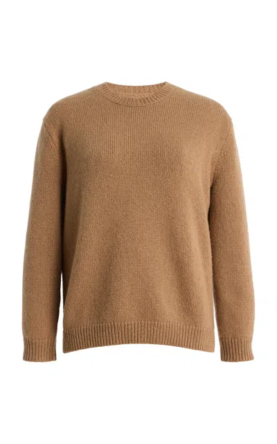 Totême Toteme Knit Camel Hair Sweater In Neutral