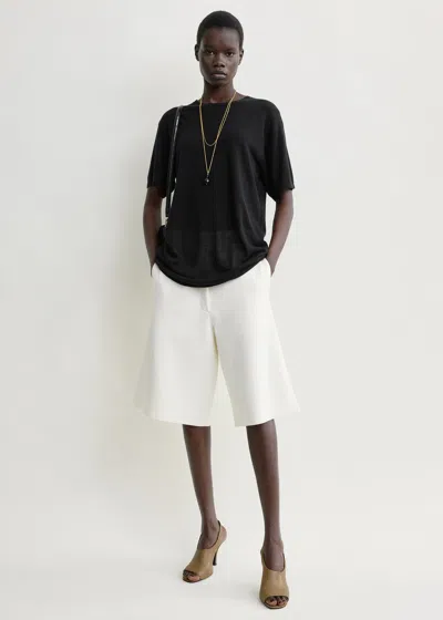 Totême Knit Shorts White Petite