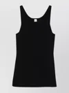 Totême Toteme Classic Compact Knit Tank Top In Black