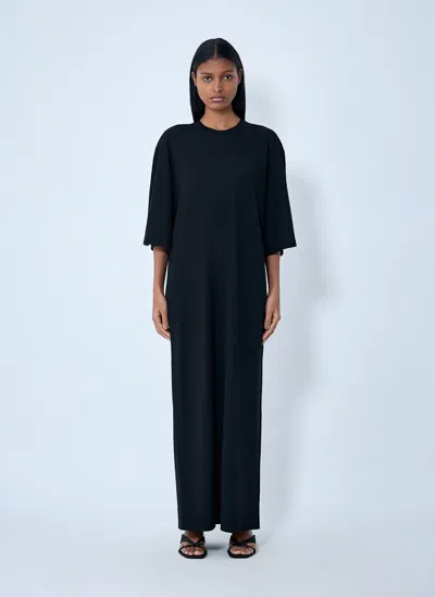 Totême Knit Tee Dress In Blue