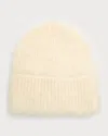 Totême Knit Wool & Cashmere Beanie In Neutral
