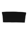 Totême Toteme Women Knitted Bandeau Top In Black