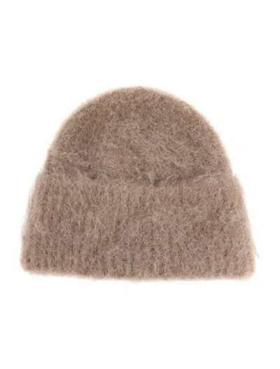 Pre-owned Totême Knitted Beanie W/tags In Neutral