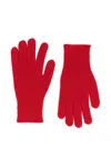 Totême Knitted Cashmere Gloves In Red