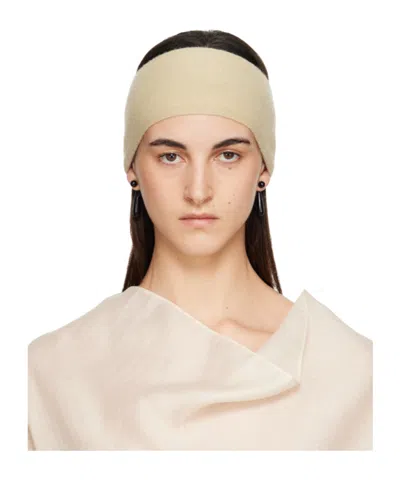 Totême Knitted Cashmere Headband In Neutral