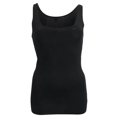 Pre-owned Totême Knitted Tank Top In Black Viscose