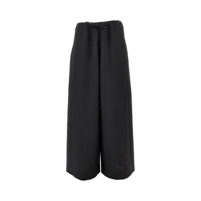 Totême L Pants With Drawstring In Brown